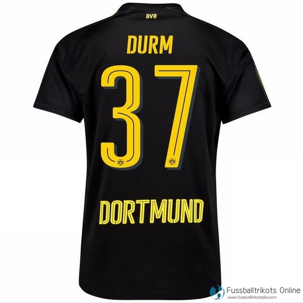 Borussia Dortmund Trikot Auswarts Durm 2017-18 Fussballtrikots Günstig